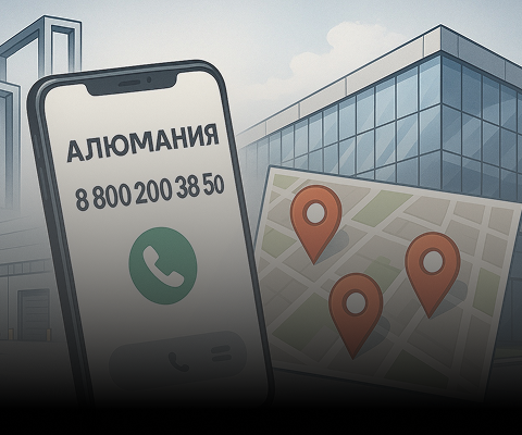 8 800 200-38-50 — номер телефона «Алюмании». Что за компания, отзывы в Яндексе, адреса филиалов